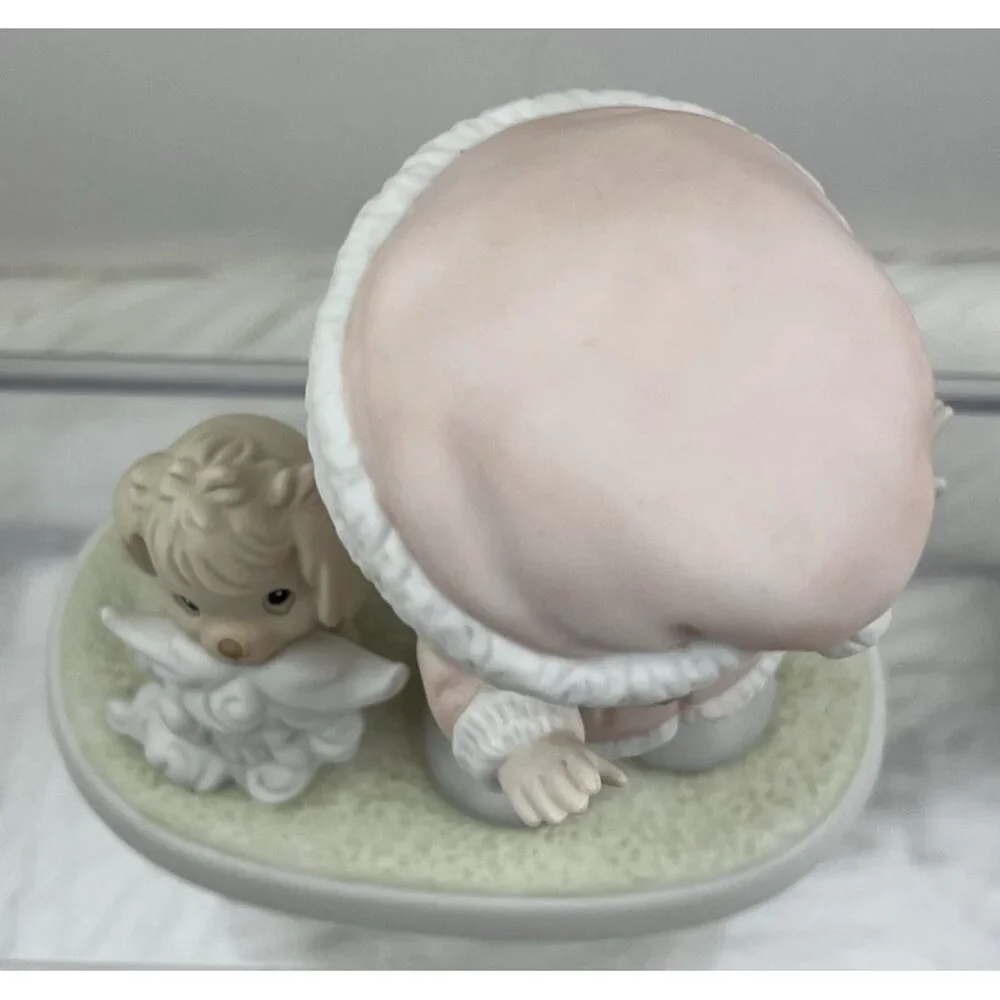 Precious Moments Wishing You a HO HO HO Figure VTG 1992 527629 G-Clef Enesco - Picture 2 of 11